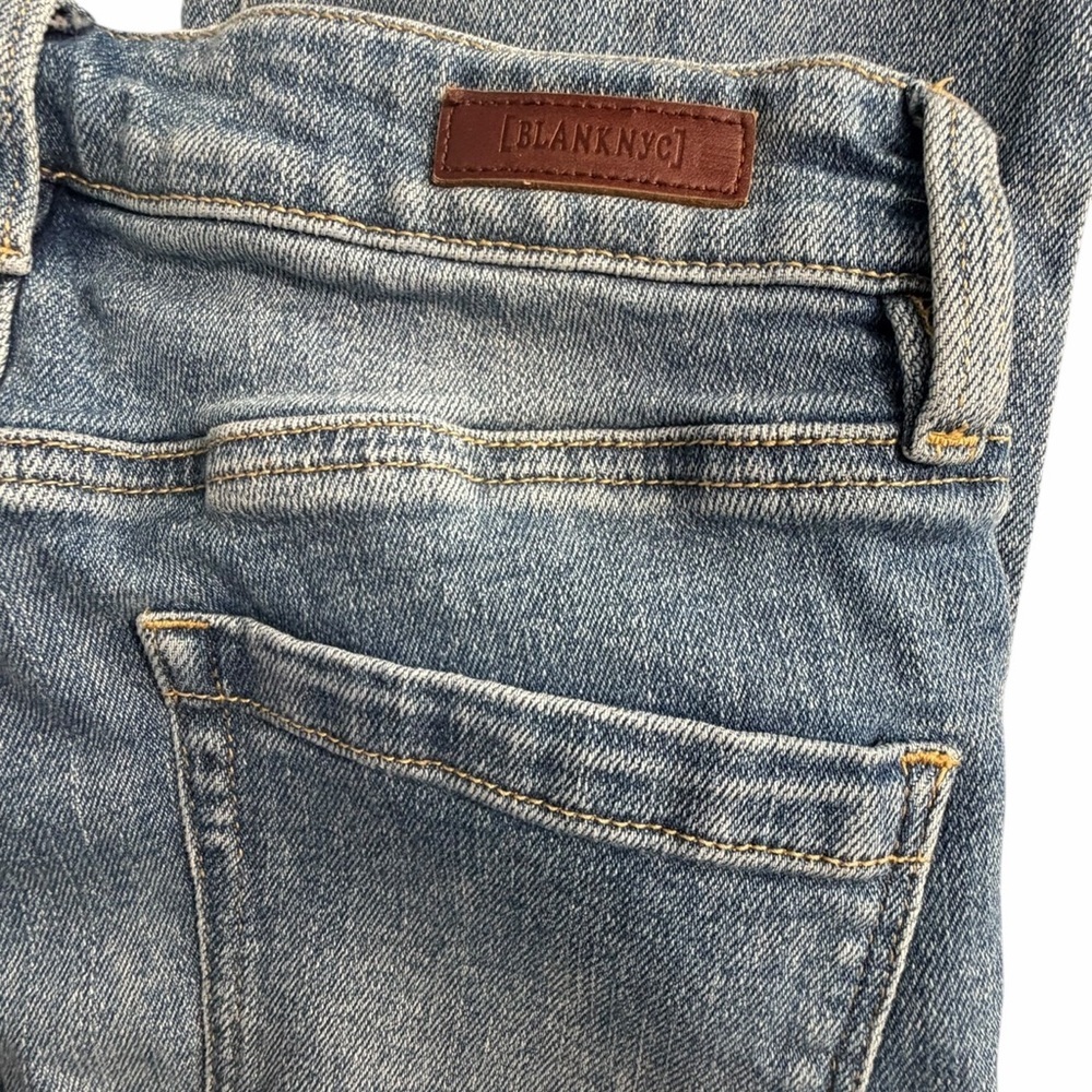 Blank NYC The Hoyt Flare Split Hem High Waist Jeans Sz 25 - Picture 10 of 13